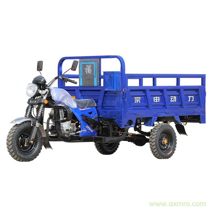 宗申加重三輪車自卸款200風冷1.3×2米車廂