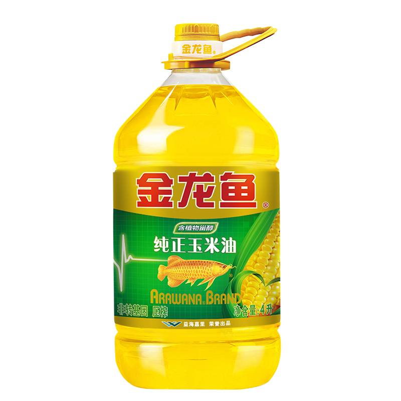 金龍魚 食用油 非轉基因 壓榨 一級 純正玉米油4L金龍魚 食用油 非轉基因 壓榨 一級 純正玉米油4L